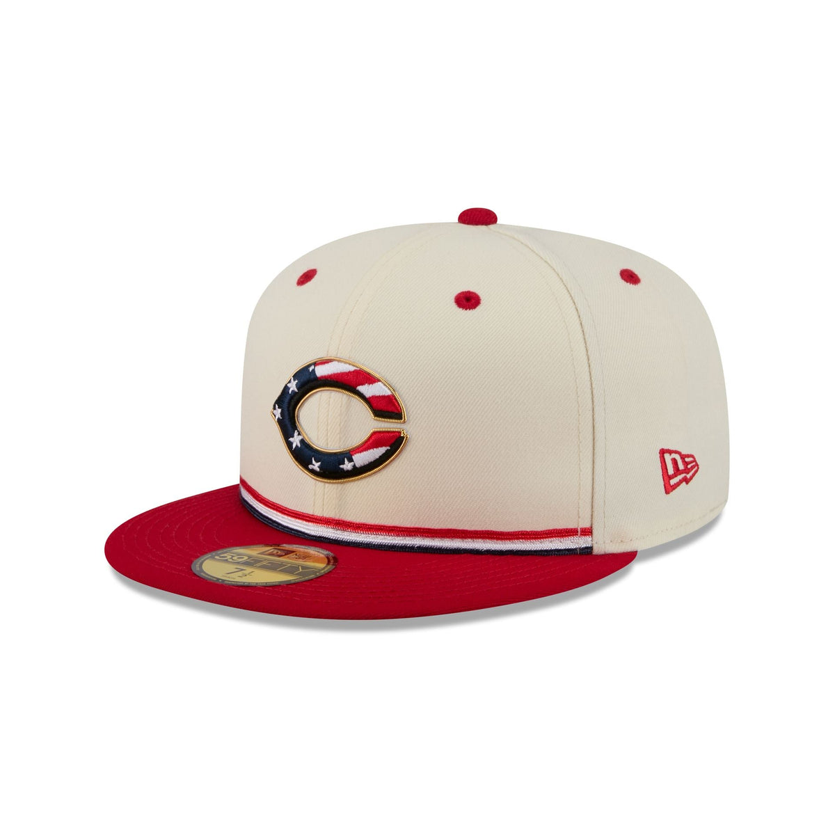 Cincinnati Reds Independence Day 2026 59FIFTY Fitted Hat