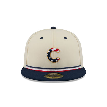 Chicago Cubs Independence Day 2026 59FIFTY Fitted Hat
