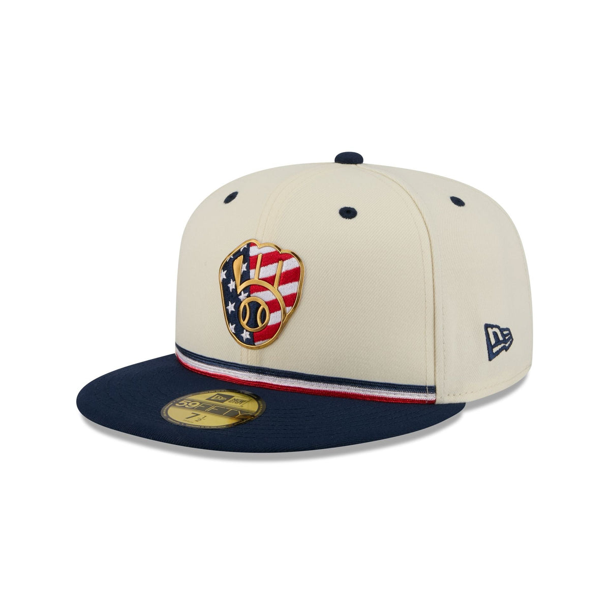 Milwaukee Brewers Independence Day 2026 59FIFTY Fitted Hat