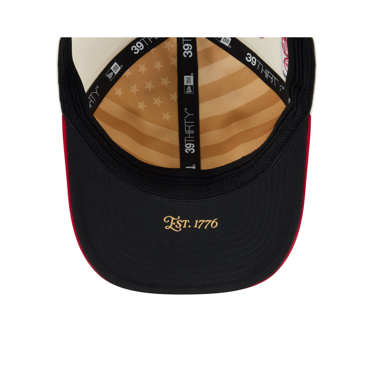 Boston Red Sox Independence Day 2026 39THIRTY M-Crown Stretch Fit Hat