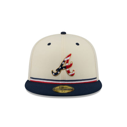 Atlanta Braves Independence Day 2026 59FIFTY Fitted Hat