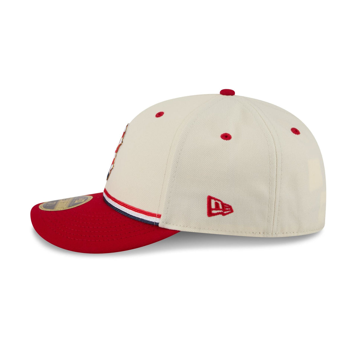 Boston Red Sox Independence Day 2026 Low Profile 59FIFTY Fitted Hat