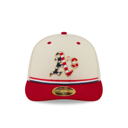 Athletics Independence Day 2026 Low Profile 59FIFTY Fitted Hat