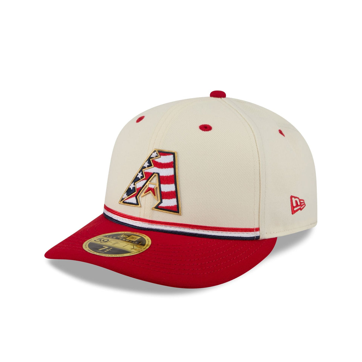Arizona Diamondbacks Independence Day 2026 Low Profile 59FIFTY Fitted Hat