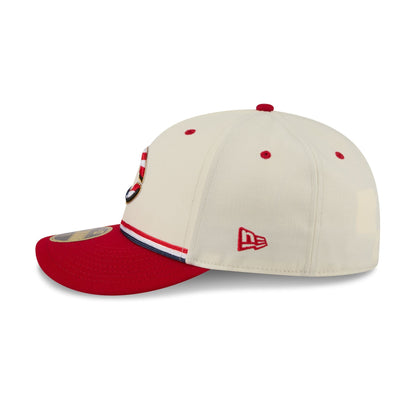 Cincinnati Reds Independence Day 2026 Low Profile 59FIFTY Fitted Hat