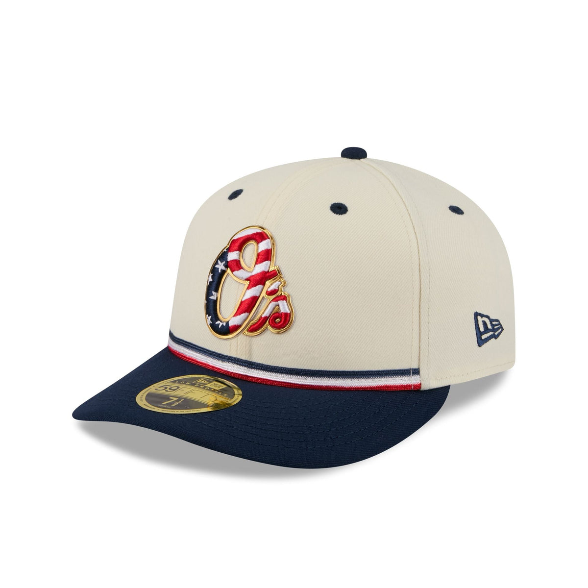 Baltimore Orioles Independence Day 2026 Low Profile 59FIFTY Fitted Hat