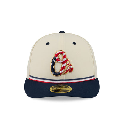 Baltimore Orioles Independence Day 2026 Low Profile 59FIFTY Fitted Hat