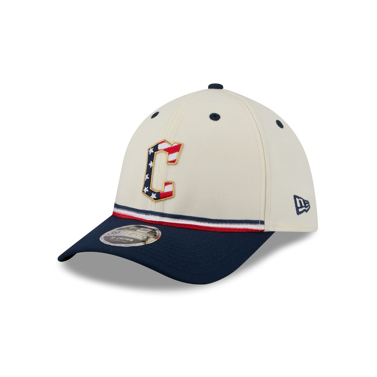 Cleveland Guardians Independence Day 2026 39THIRTY M-Crown Stretch Fit Hat