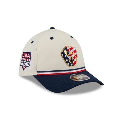 Milwaukee Brewers Independence Day 2026 39THIRTY M-Crown Stretch Fit Hat