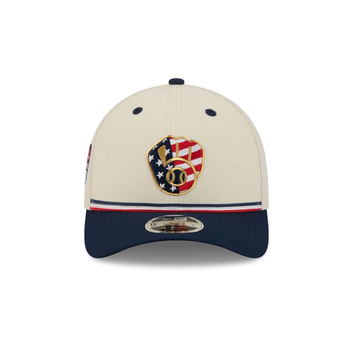 Milwaukee Brewers Independence Day 2026 9FORTY M-Crown Snapback Hat