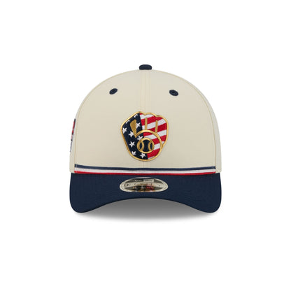 Milwaukee Brewers Independence Day 2026 9FORTY M-Crown Snapback Hat