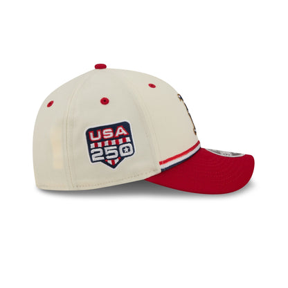 Boston Red Sox Independence Day 2026 9FORTY M-Crown Snapback Hat