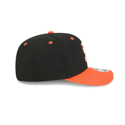 New Era x adidas Miami Hurricanes Black 9SEVENTY Stretch-Snap Hat