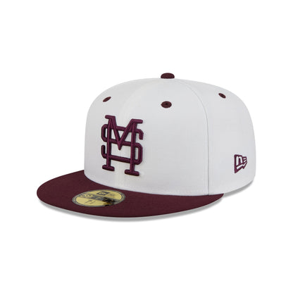 New Era x adidas Mississippi State Bulldogs White 59FIFTY Fitted Hat