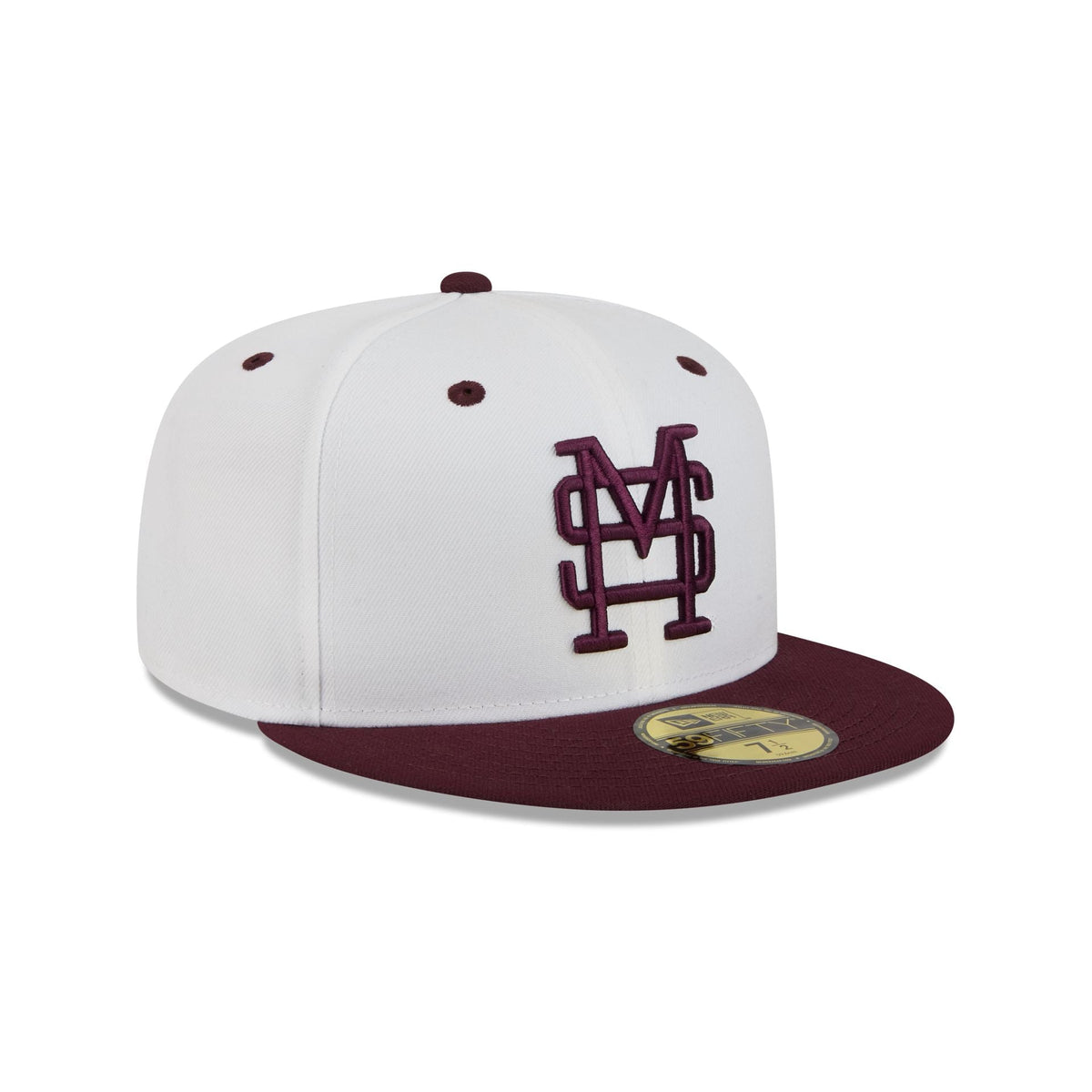 New Era x adidas Mississippi State Bulldogs White 59FIFTY Fitted Hat
