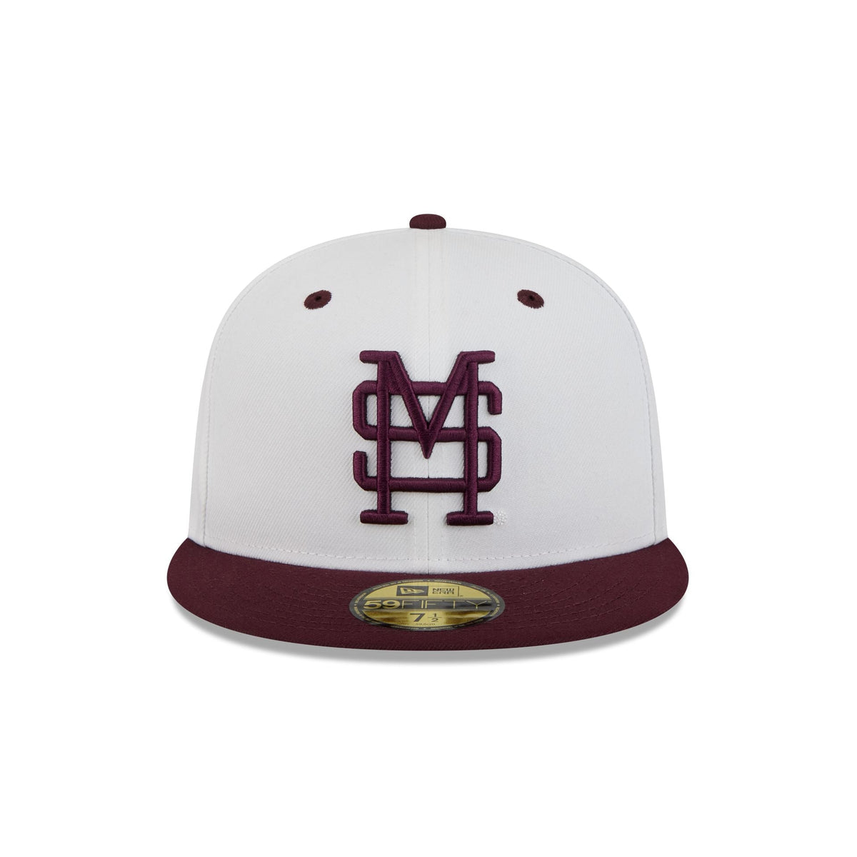 New Era x adidas Mississippi State Bulldogs White 59FIFTY Fitted Hat