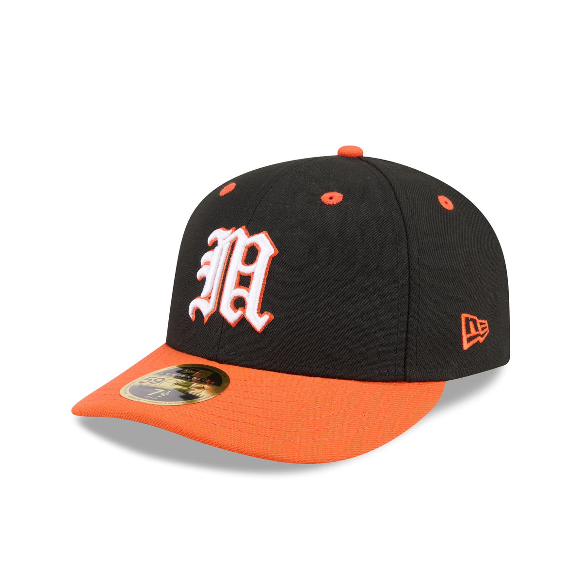 New Era x adidas Miami Hurricanes Black Low Profile 59FIFTY Fitted Hat