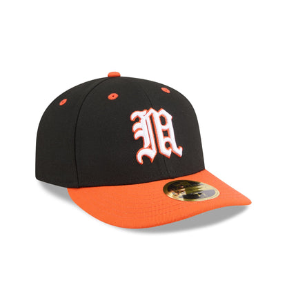 New Era x adidas Miami Hurricanes Black Low Profile 59FIFTY Fitted Hat