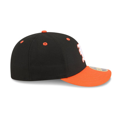 New Era x adidas Miami Hurricanes Black Low Profile 59FIFTY Fitted Hat