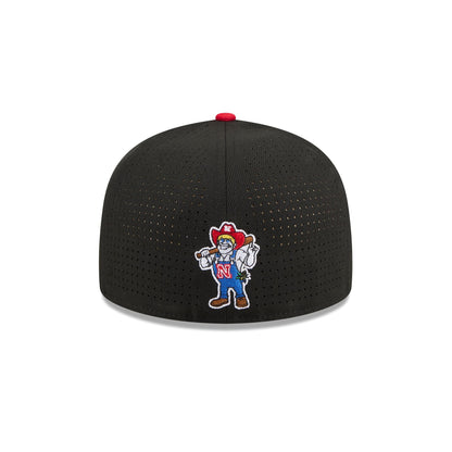 New Era x adidas Nebraska Cornhuskers Black 59FIFTY Fitted Hat