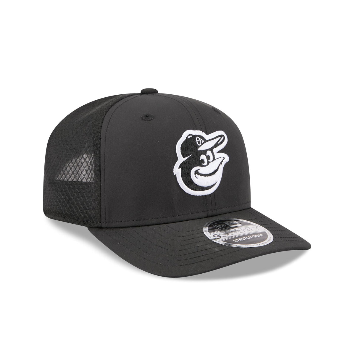Baltimore Orioles 2026 Batting Practice Fan Pack 9SEVENTY Stretch-Snap Hat