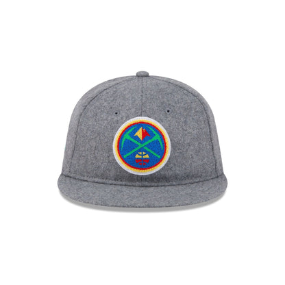 Denver Nuggets Chenille Woven Retro Crown 9FIFTY Adjustable Hat
