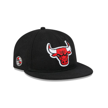 Chicago Bulls Chenille Woven Retro Crown 9FIFTY Adjustable Hat