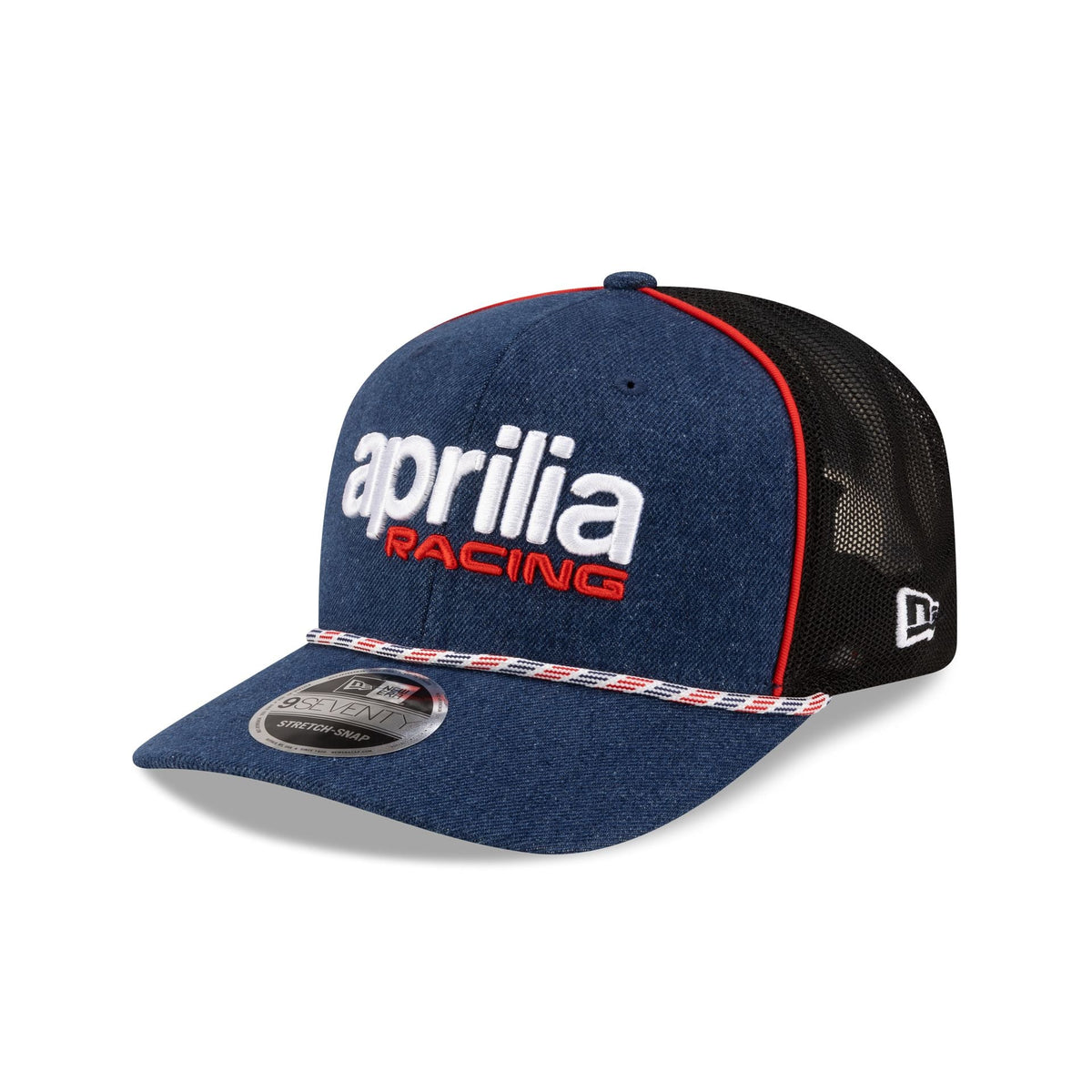 2026 Austin Race Special Aprilia Racing Denim 9SEVENTY Trucker Hat