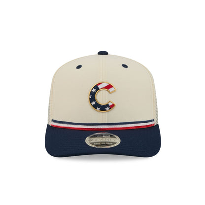Chicago Cubs Independence Day 2026 9SEVENTY Trucker Hat