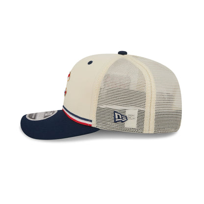 Chicago Cubs Independence Day 2026 9SEVENTY Trucker Hat