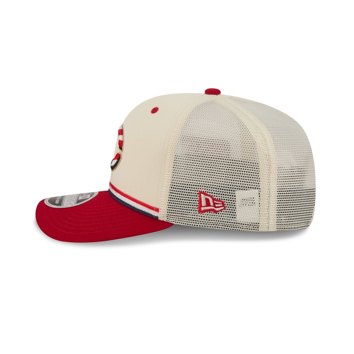 Cincinnati Reds Independence Day 2026 9SEVENTY Trucker Hat