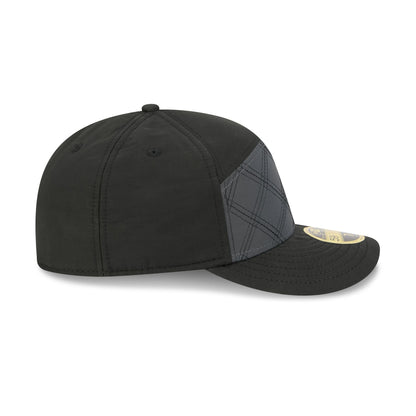 New Era Cap Silver Tier Quilted Split Panel 59FIFTY Fitted Hat