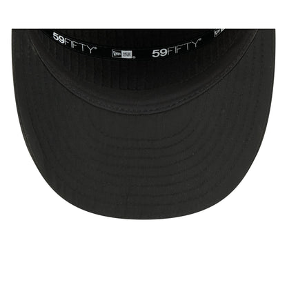 New Era Cap Silver Tier Quilted Split Panel 59FIFTY Fitted Hat