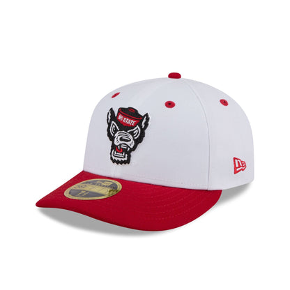 New Era x adidas NC State Wolfpack White Low Profile 59FIFTY Fitted Hat