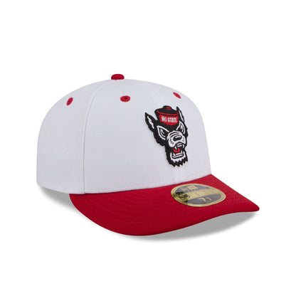 New Era x adidas NC State Wolfpack White Low Profile 59FIFTY Fitted Hat