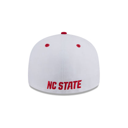 New Era x adidas NC State Wolfpack White Low Profile 59FIFTY Fitted Hat