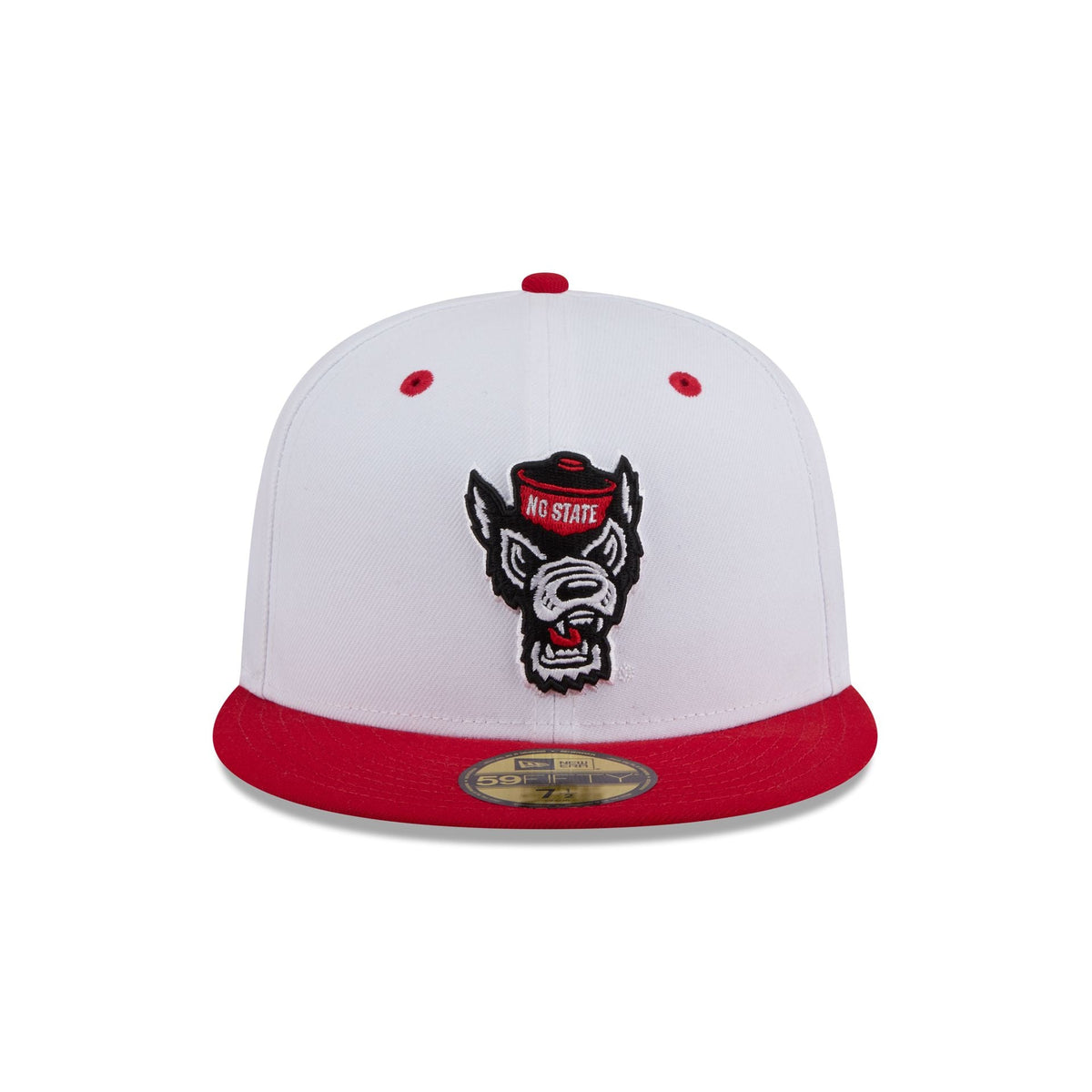 New Era x adidas NC State Wolfpack White 59FIFTY Fitted Hat