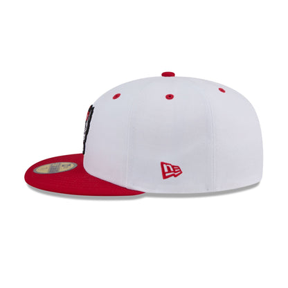 New Era x adidas NC State Wolfpack White 59FIFTY Fitted Hat
