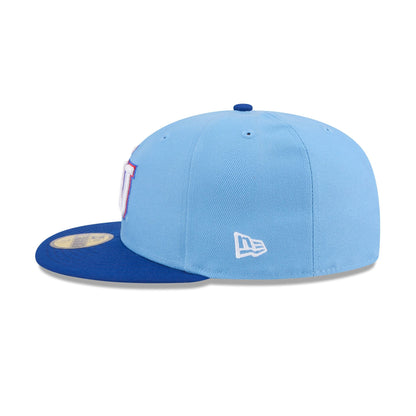 New Era x adidas Kansas Jayhawks Sky Blue 59FIFTY Fitted Hat
