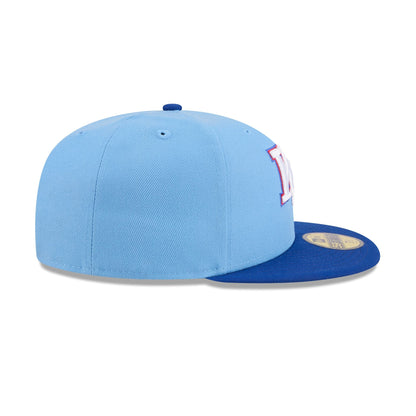 New Era x adidas Kansas Jayhawks Sky Blue 59FIFTY Fitted Hat