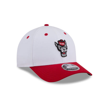 New Era x adidas NC State Wolfpack White 9FORTY M-Crown Snapback Hat