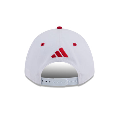 New Era x adidas NC State Wolfpack White 9FORTY M-Crown Snapback Hat