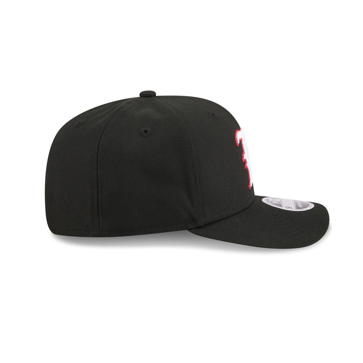 New Era x adidas Louisville Cardinals Black 9SEVENTY Stretch-Snap Hat