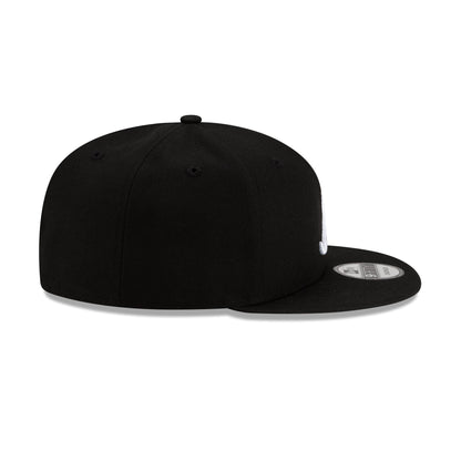 Atlanta Braves Basic Black & White 9FIFTY Snapback Hat