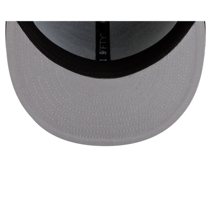 Atlanta Braves Basic Black & White 9FIFTY Snapback Hat