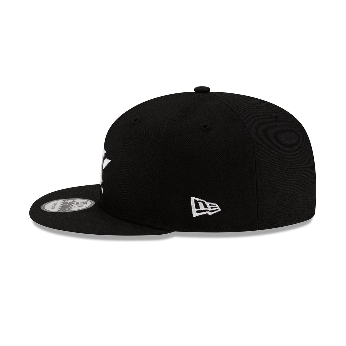 Houston Astros Basic Black & White 9FIFTY Snapback Hat
