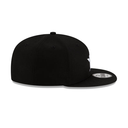 Houston Astros Basic Black & White 9FIFTY Snapback Hat