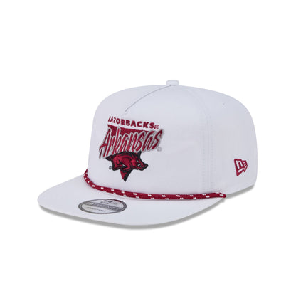 Arkansas Razorbacks Collegiate White 19TWENTY Snapback Hat