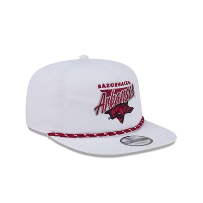 Arkansas Razorbacks Collegiate White 19TWENTY Snapback Hat
