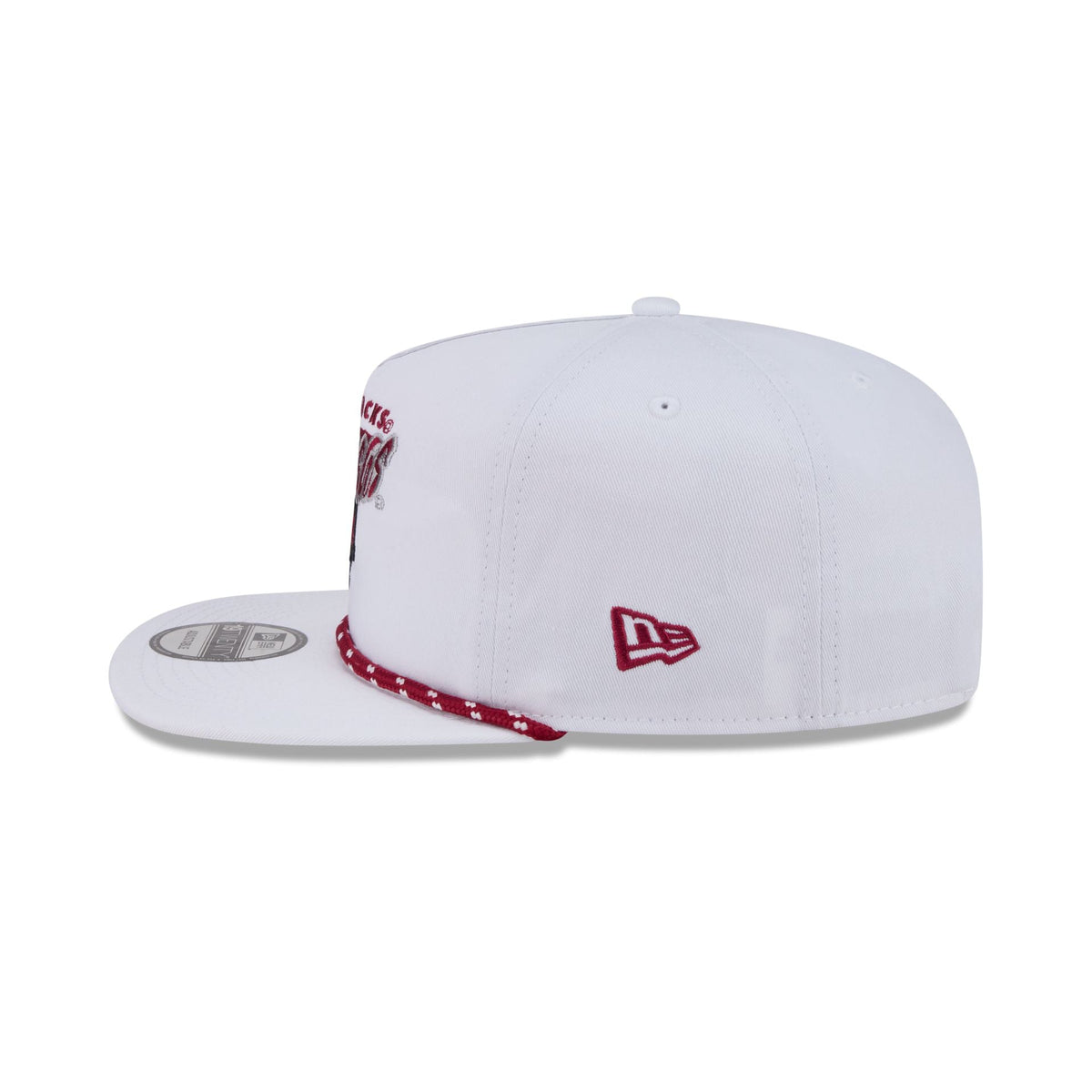 Arkansas Razorbacks Collegiate White 19TWENTY Snapback Hat